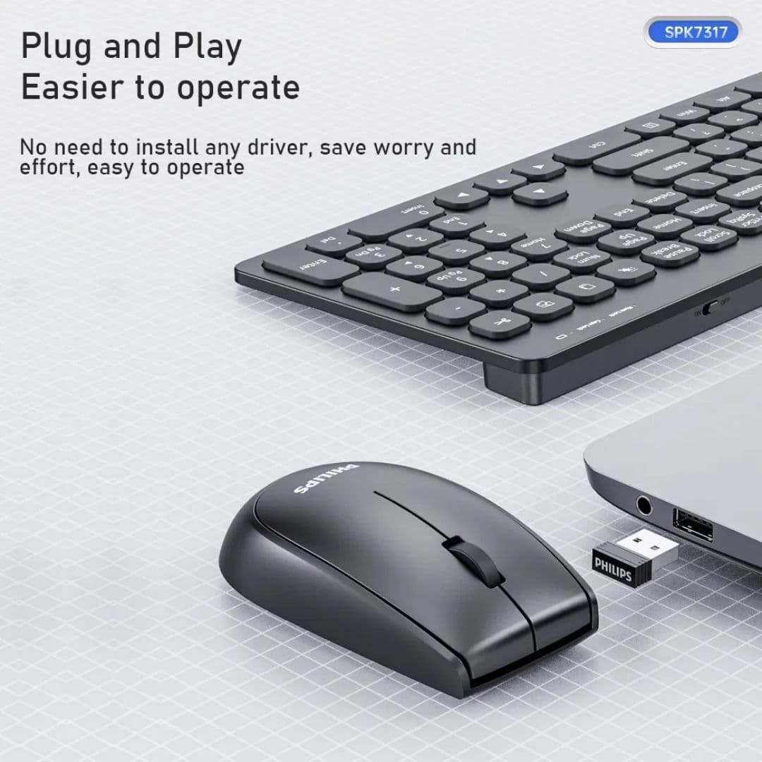 PHILIPS Wireless Mouse SPK7317 - Image 3