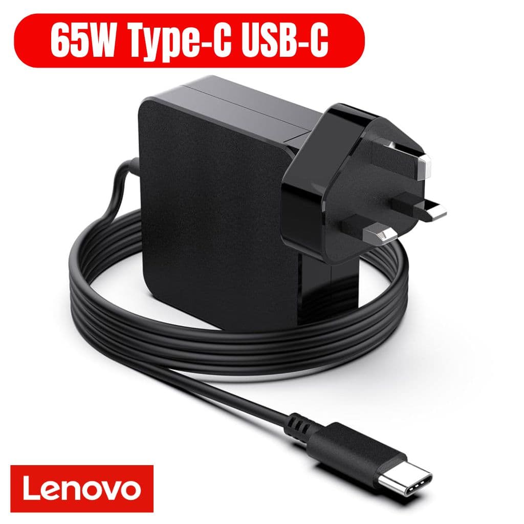 Lenovo USB Type C Charger 65W Laptop Wall Adapter